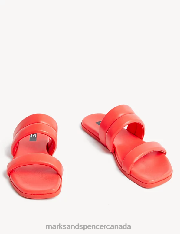 Marks and Spencer sale - Women Coral Footwear Marks & Spencer Padded Flat Mules 20VTD2331