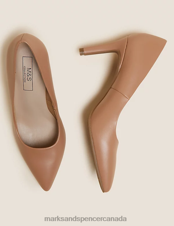 Women Rich Amber Footwear Marks & Spencer Stiletto Heel Pointed Court Shoes 20VTD697 - Marks and Spencer Canada locations