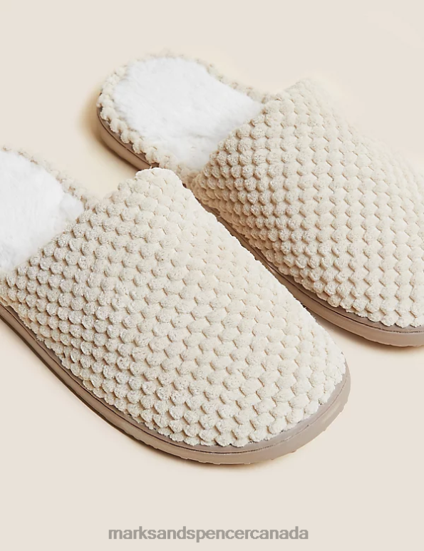 Women Mink Footwear Marks & Spencer Mule Slippers with Secret Support 20VTD3382 - Marks and Spencer outlet