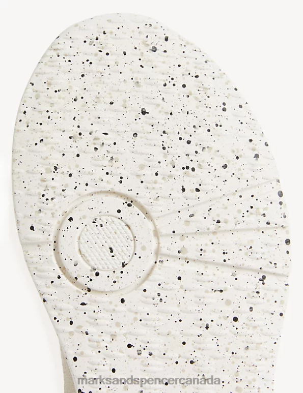 Marks and Spencer near me - Women Cream Footwear Marks & Spencer Knitted Lace Up Trainers 20VTD1764