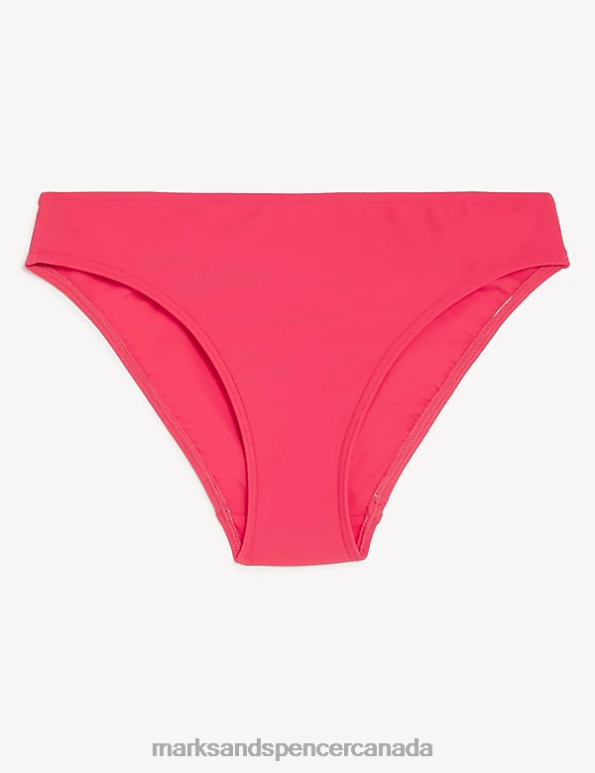 Women Bright Red Swimwear & Beachwear Marks & Spencer High Leg Bikini Bottoms 20VTD2445 - Marks and Spencer outlet