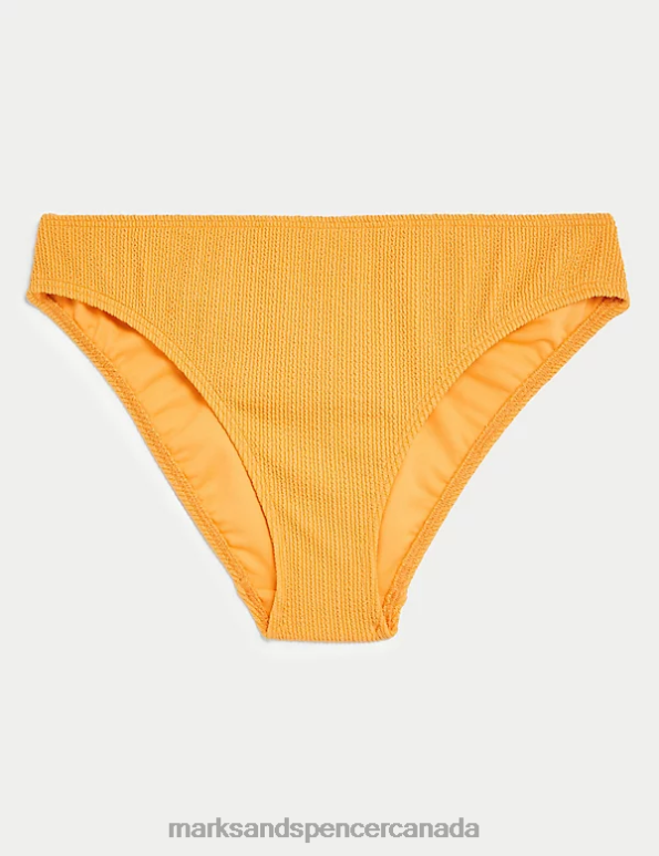 Marks and Spencer near me - Women Clementine Swimwear & Beachwear Marks & Spencer Textured High Leg Bikini Bottoms 20VTD2359