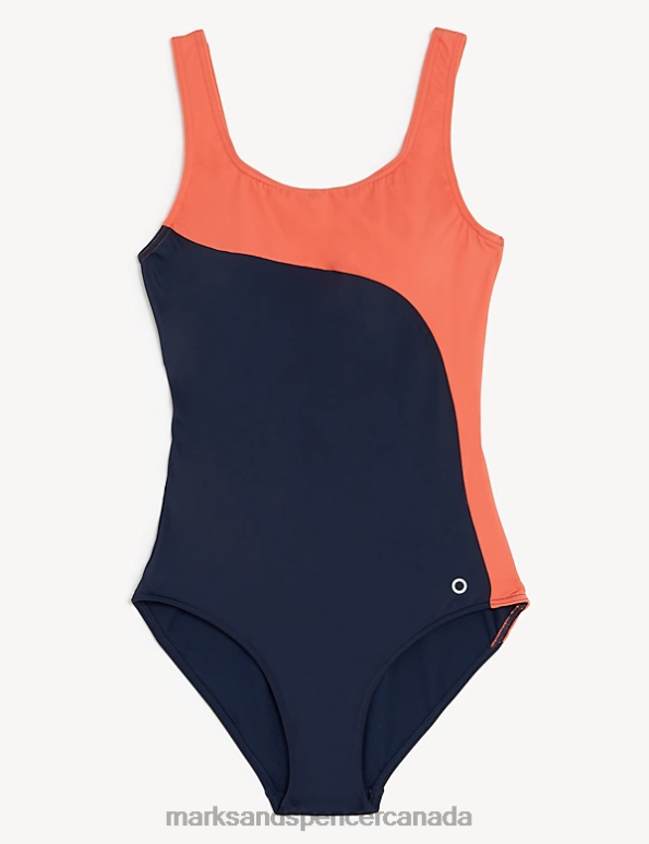 Women Melon Swimwear & Beachwear Marks & Spencer Printed Padded Scoop Neck Swimsuit 20VTD2363 - Marks and Spencer Canada locations